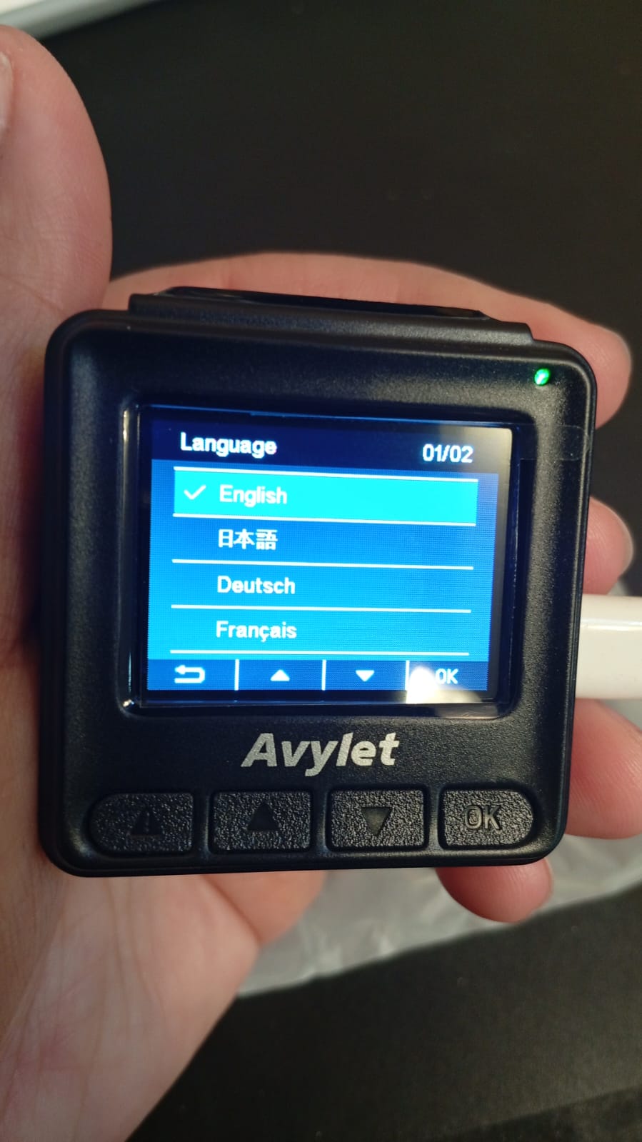 Dash Cam WiFi 2K, pantalla IPS de 1.5", sensor G, 170°.