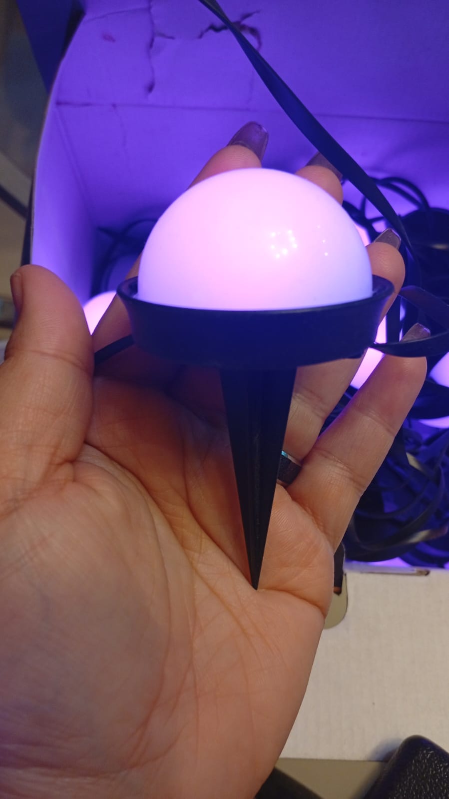 Luces inteligentes para jardin, Boleise, compatibles con Alexa.(USADO)