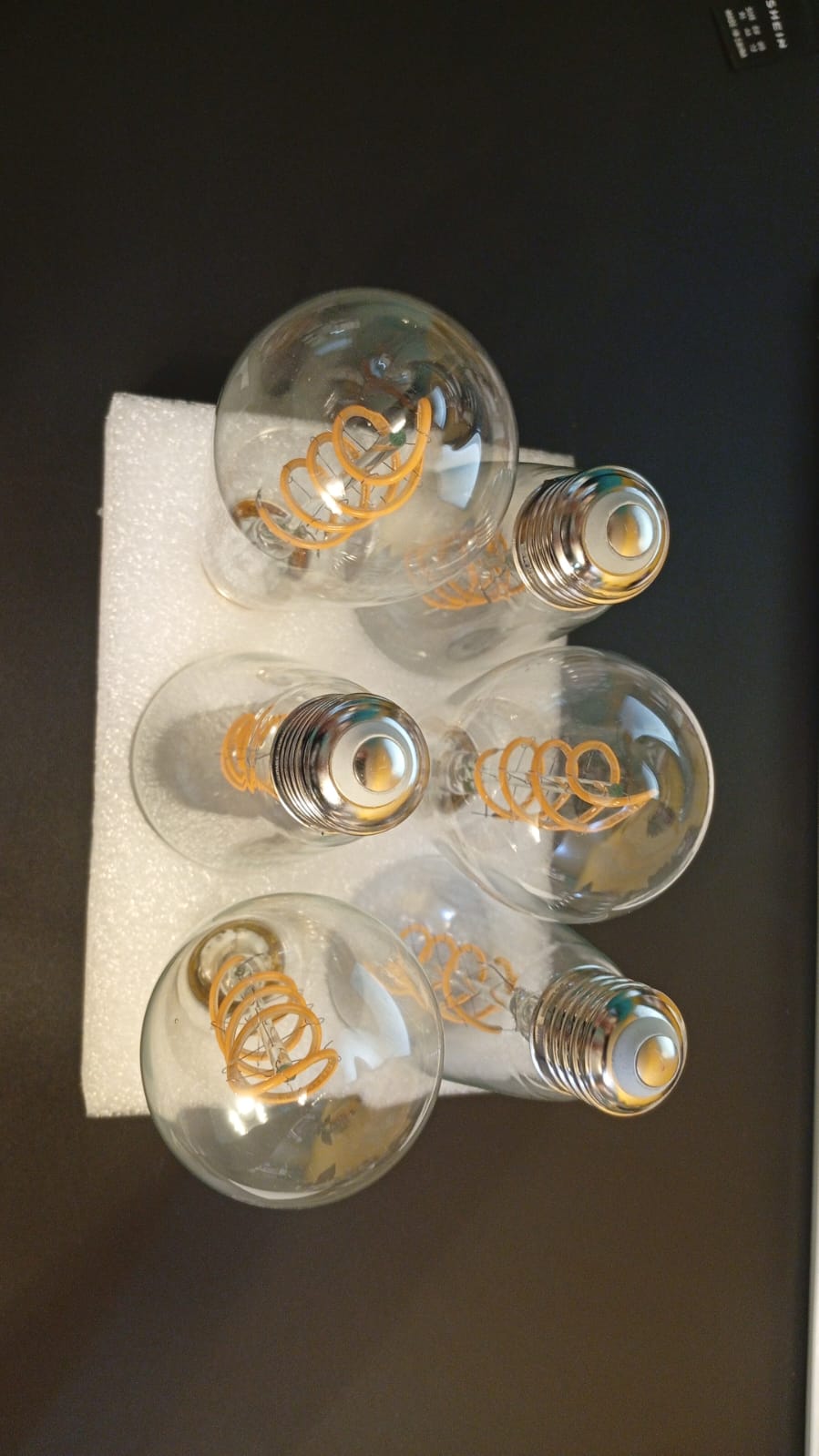 Bombillas LED Edison FLSNT, 40W, 6 pack, vintage, filamento espiral.