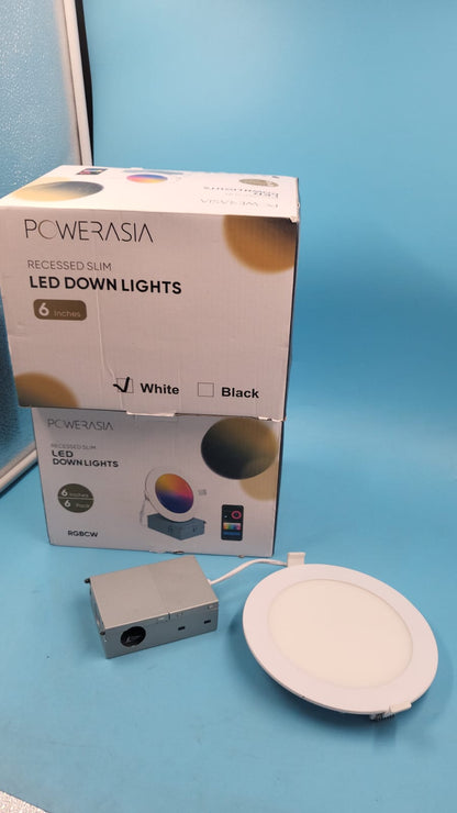 Luces LED Empotrables 6” 12 Pack 5CCT 15W 1200lm powerasia.