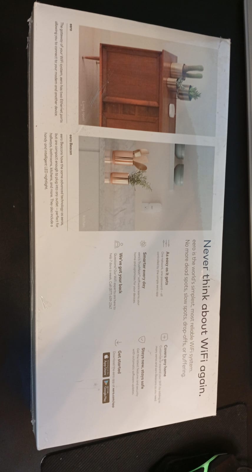 Sistema WiFi Mesh, eero M010201, Doméstico  de tribanda.