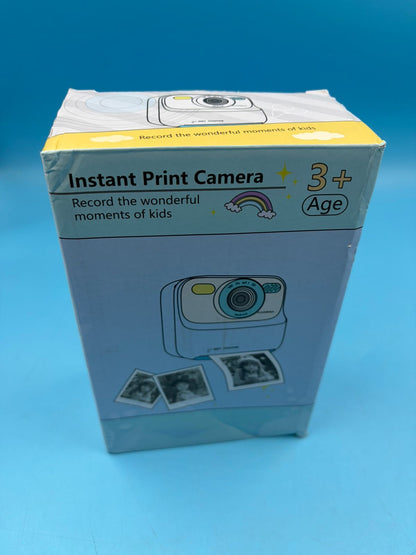 Cámara de fotos instantánea para niños color negro
