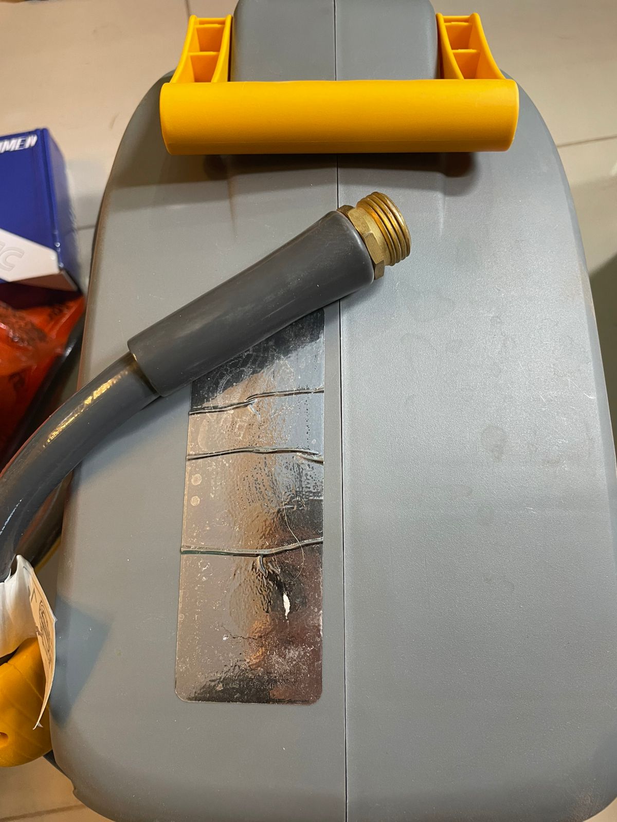 GLAHODEN Carrete de manguera de jardín retráctil de 5/8 pulg. x 100 pies.