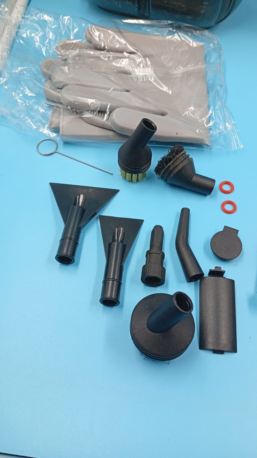 Limpiador a vapor, mango ajustable de 3 niveles, portátil, (USADA)