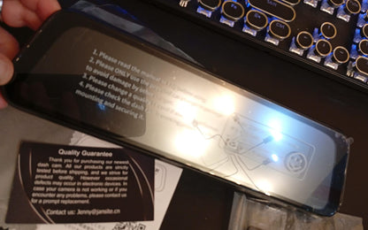 Espejo retrovisor con cámara, frontal y trasera, 10", (USADO).