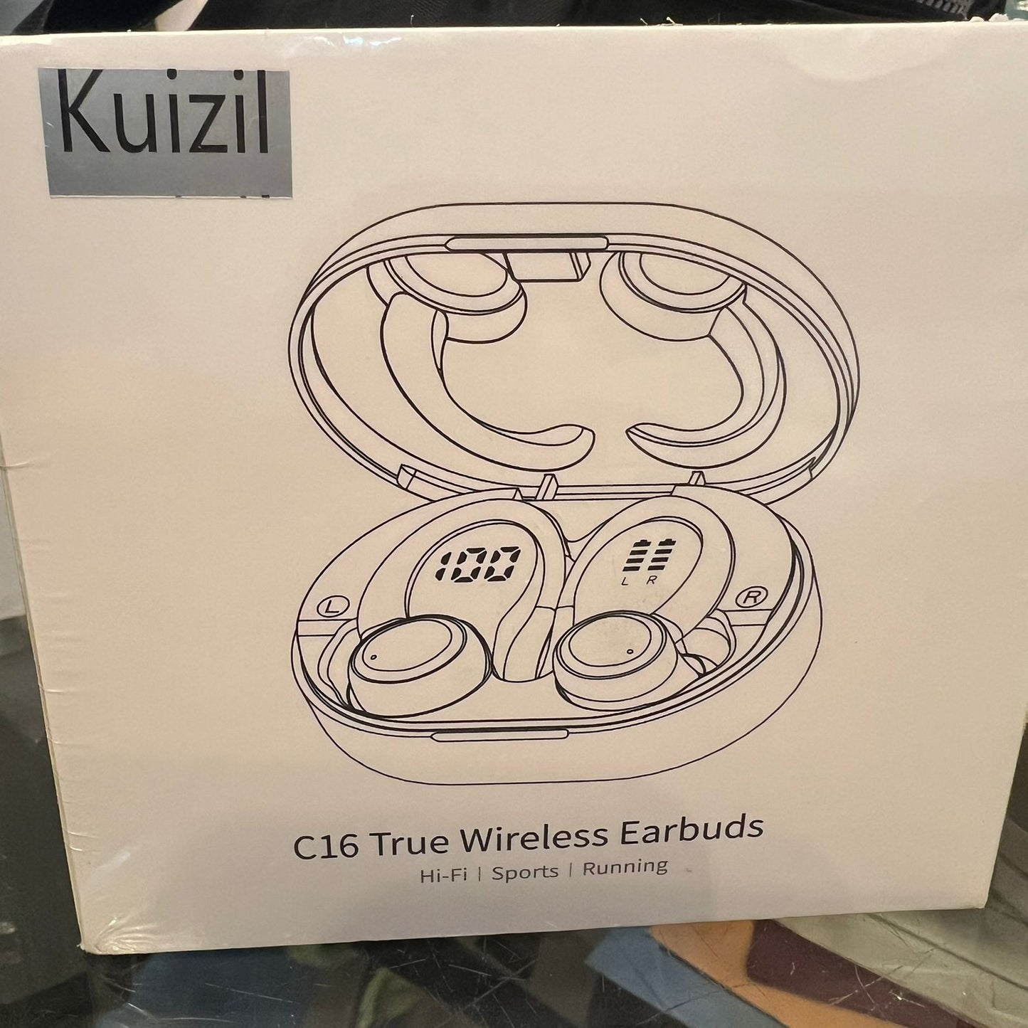 Kuizil Auriculares inalámbricos Bluetooth 5.4 con ganchos