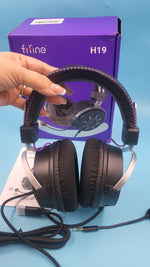 Audífonos Gamer FIFINE AmpliGame H19 RGB Con Cable