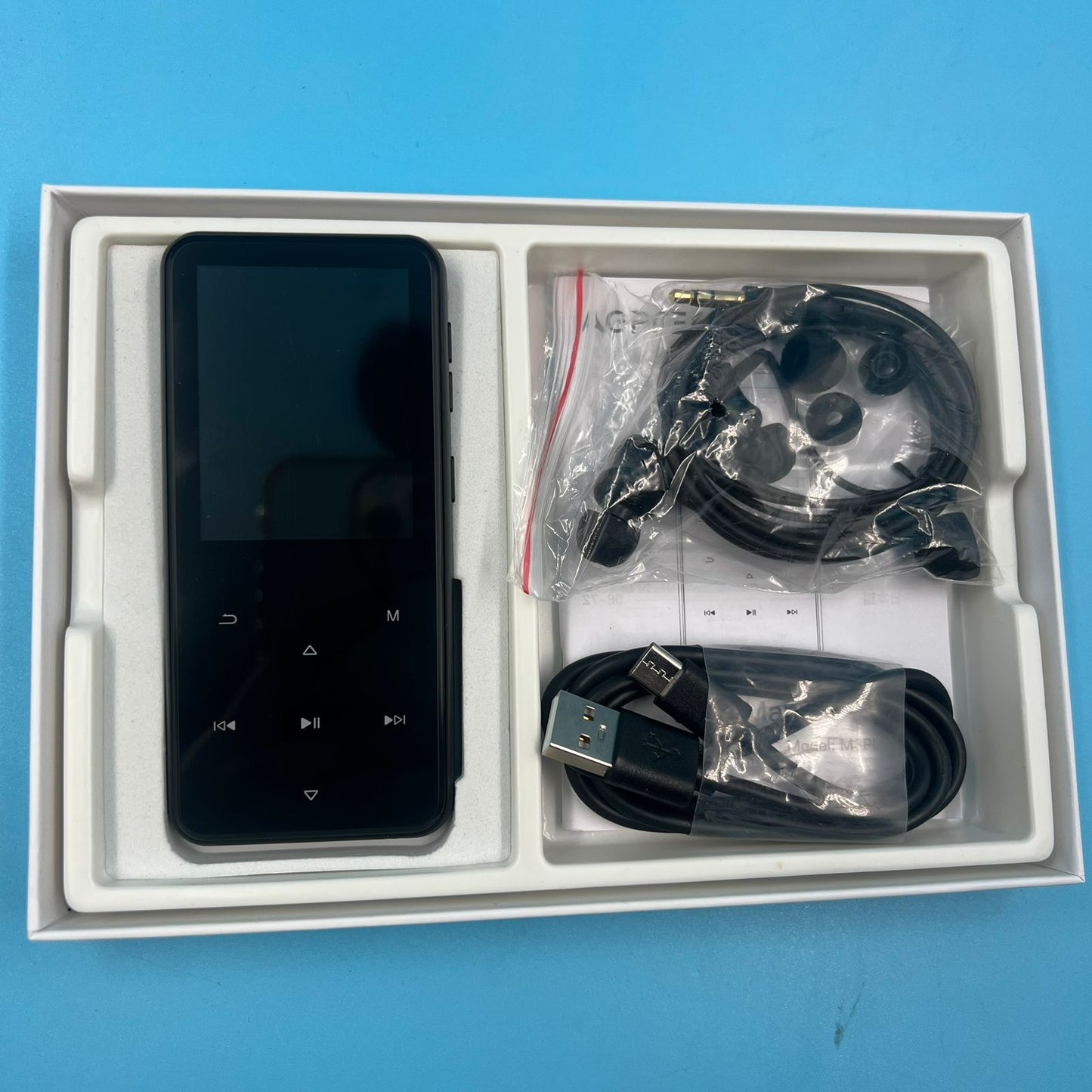 AGPTEK Reproductor MP3 de 64 GB con Bluetooth (USADO)