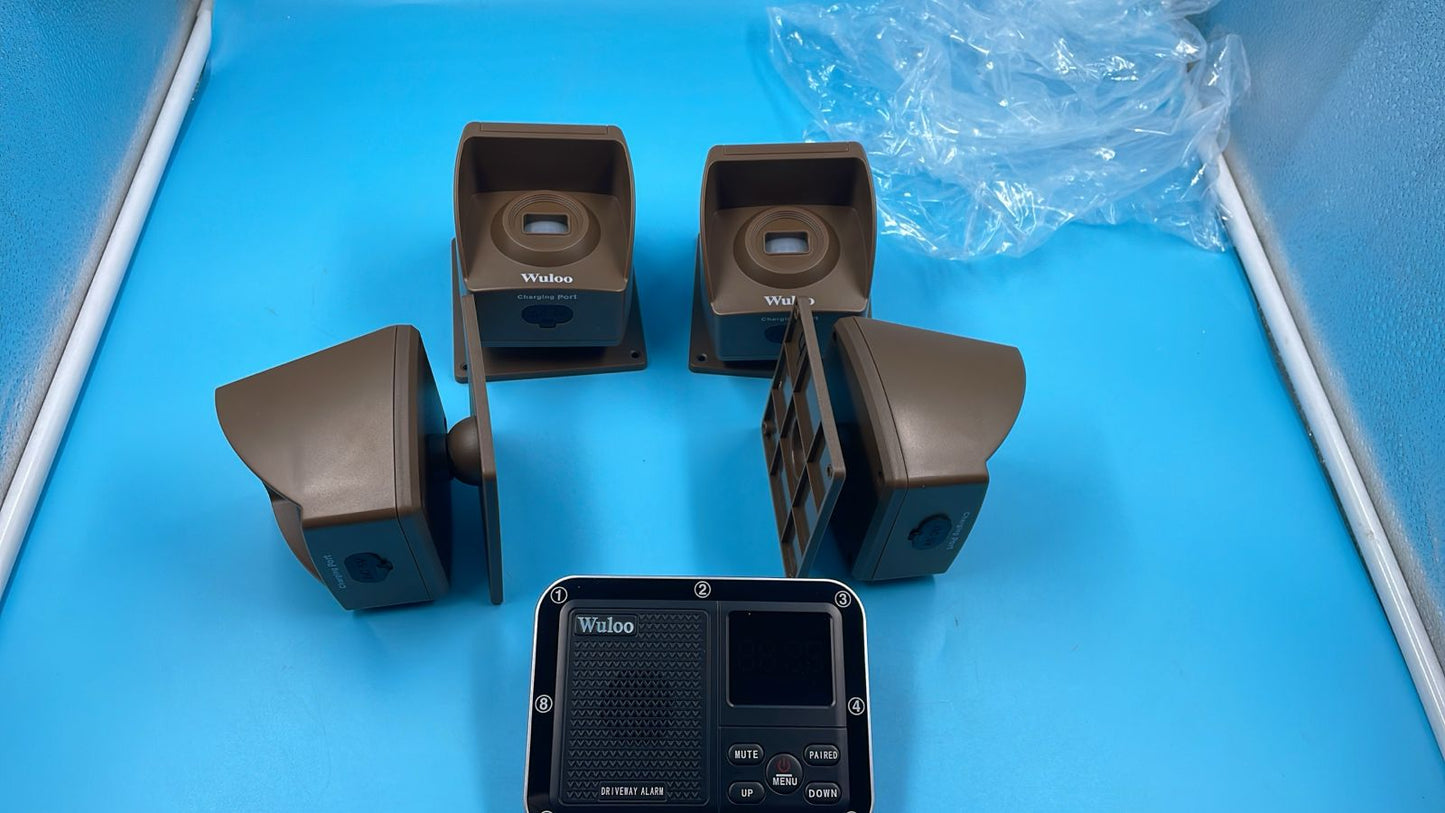 Sistema de alarmas de entrada de alcance Wuloo.