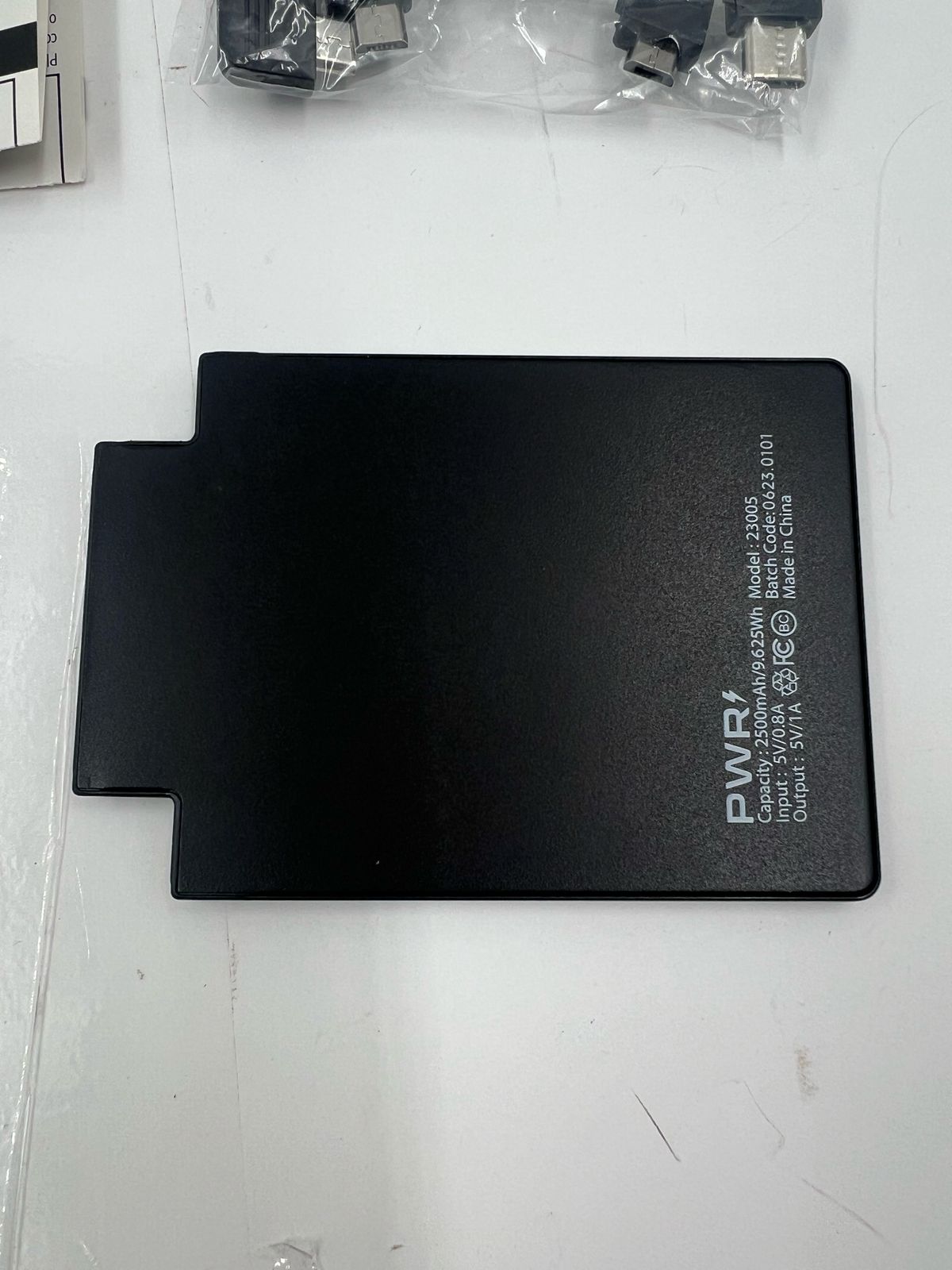 Cargador portatil ultrafino para apple/android