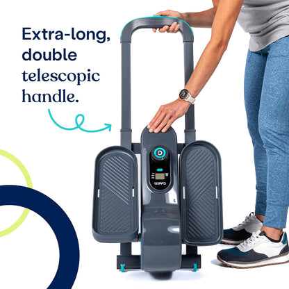 Cubii GO Aqua - Elíptica compacta silenciosa para debajo del escritorio.