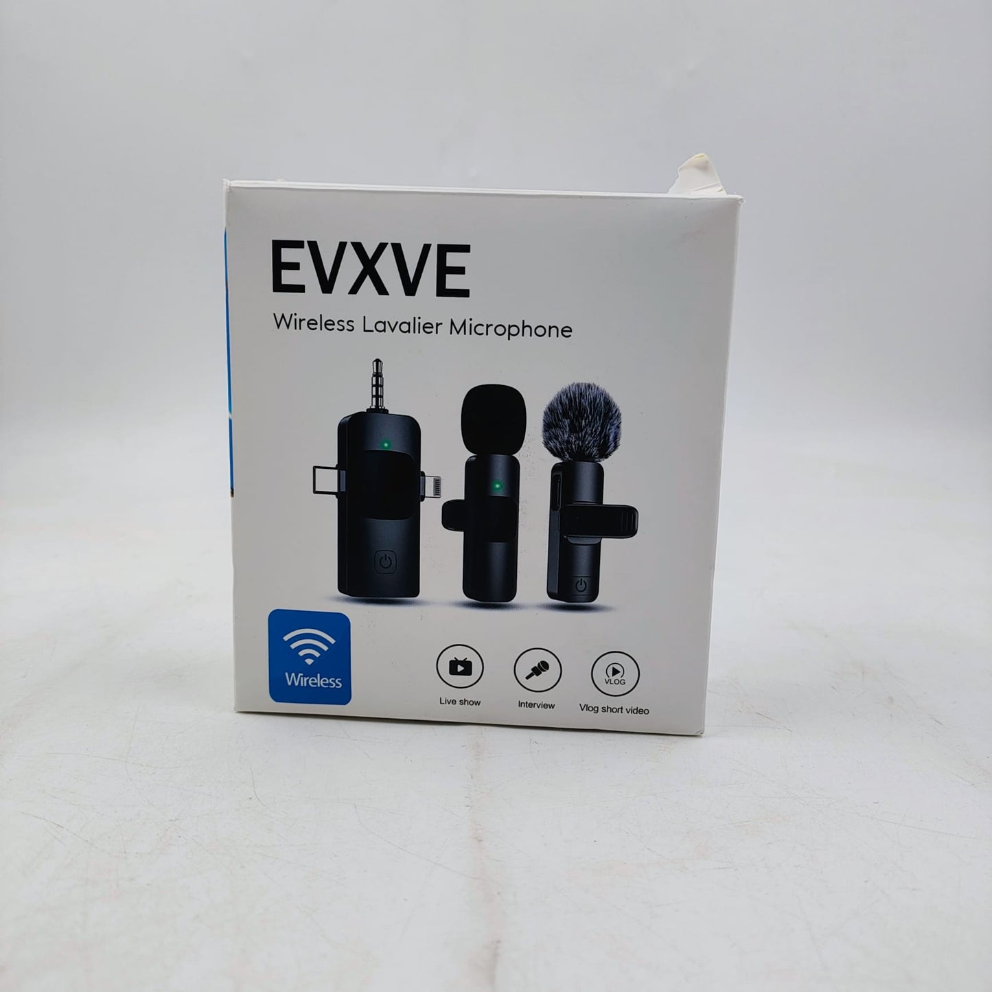 Mini micrófono inalámbrico EVXVE 4 en 1 (Usado)