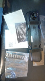Espejo retrovisor con cámara, frontal y trasera, 10", (USADO).