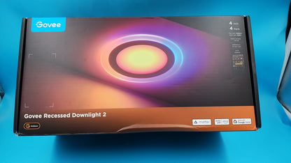 Iluminación empotrada inteligente Govee H601E de 4", Alexa (DETALLE)
