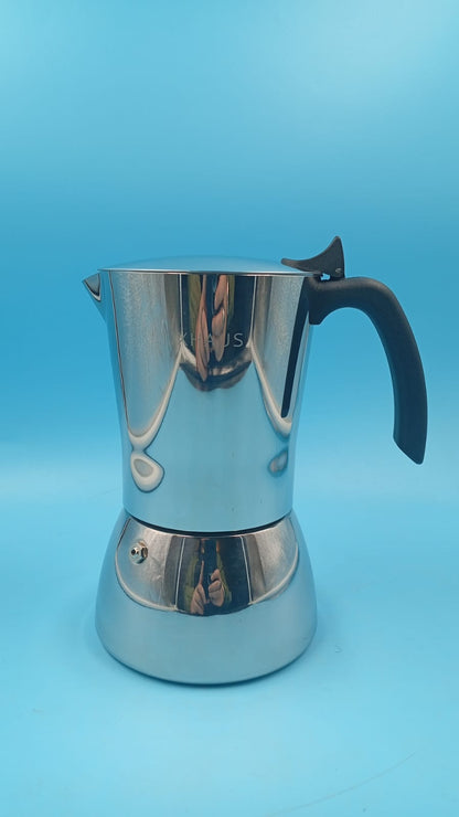 Cafetera para Estufa, 9 Tazas, Espresso, LUXHAUS, Olla de Moka.