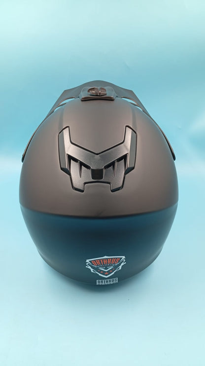 Casco juvenil Orthrus, certificado DOT para motocross, talla L (DETALLE)
