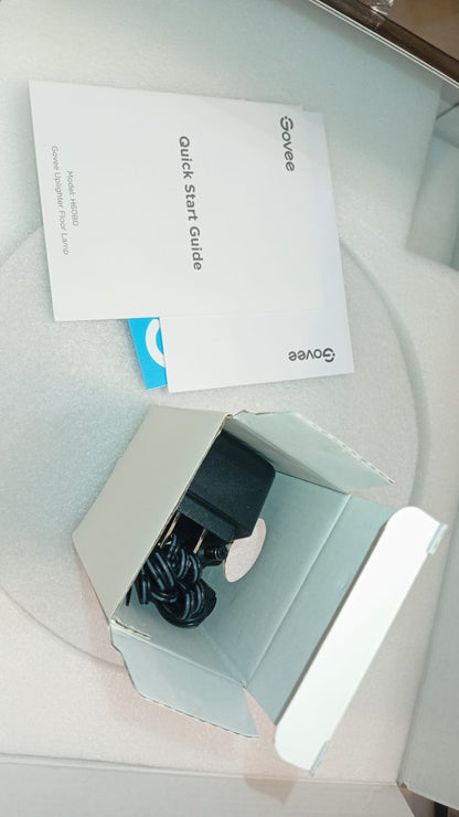 Lámpara de pie Govee Uplighter, proyector de ondas RGBIC, Alexa.