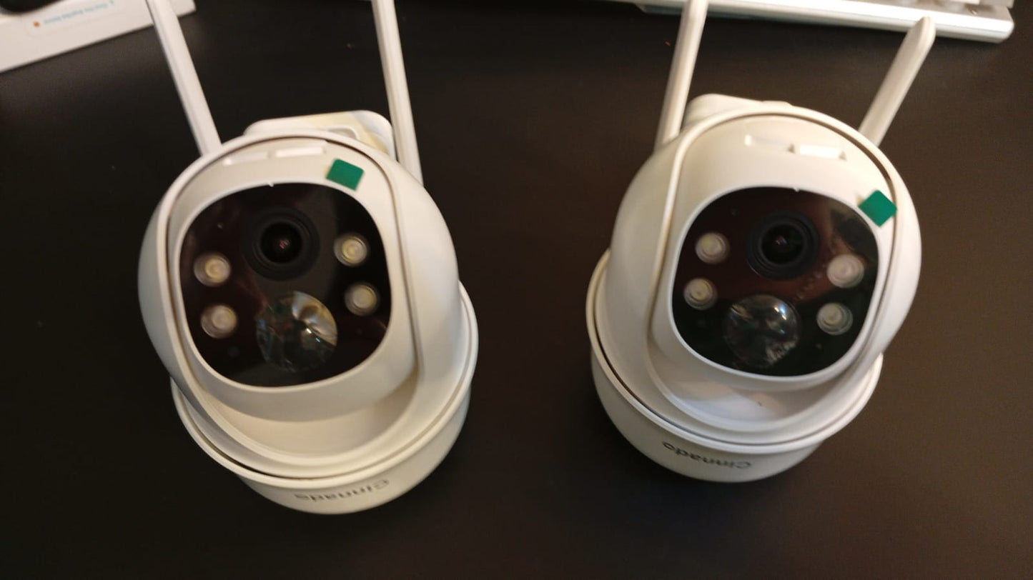 Cámaras de seguridad inalámbricas para exteriores, CINNADO.