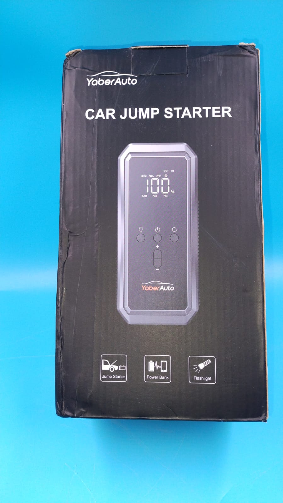 Arrancador portátil de Coche con compresor de Aire, 150 PSI.