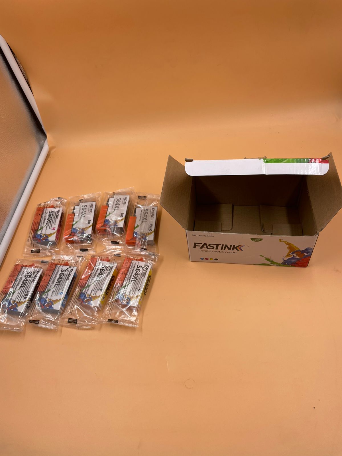 Cartuchos de tinta compatibles de repuesto para cartuchos de tinta.