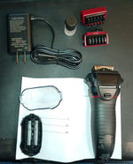 Afeitadora Panasonic, híbrida con 2 accesorios de recorte, sensor-afeitado.