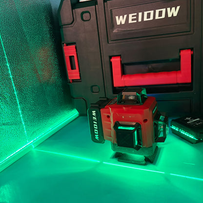 Nivel Láser WEIDDW 360° Línea Cruzada Verde