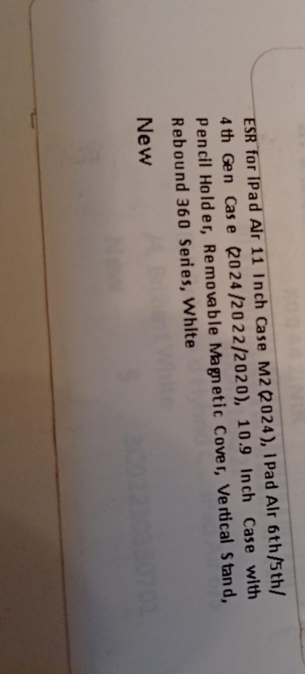 ESR Funda para iPad Air de 11", M2 (2024),  de 6, 5ª y 4ª gen.