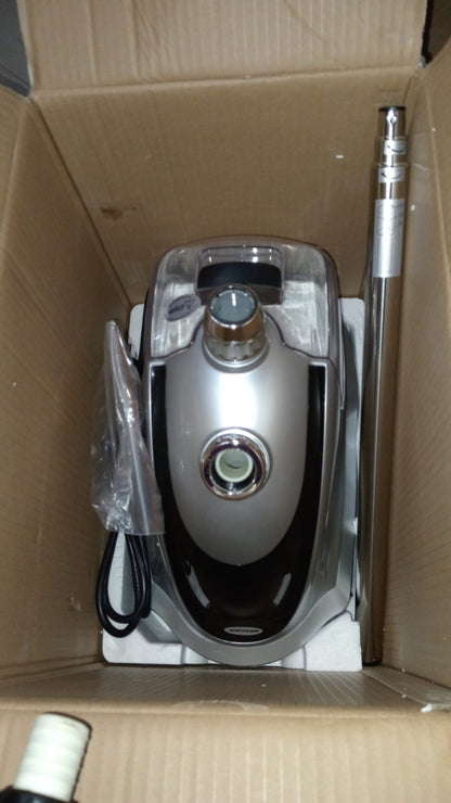 Anthter Vaporizador para ropa, 2.4L, con ruedas, plateado,(USADO).