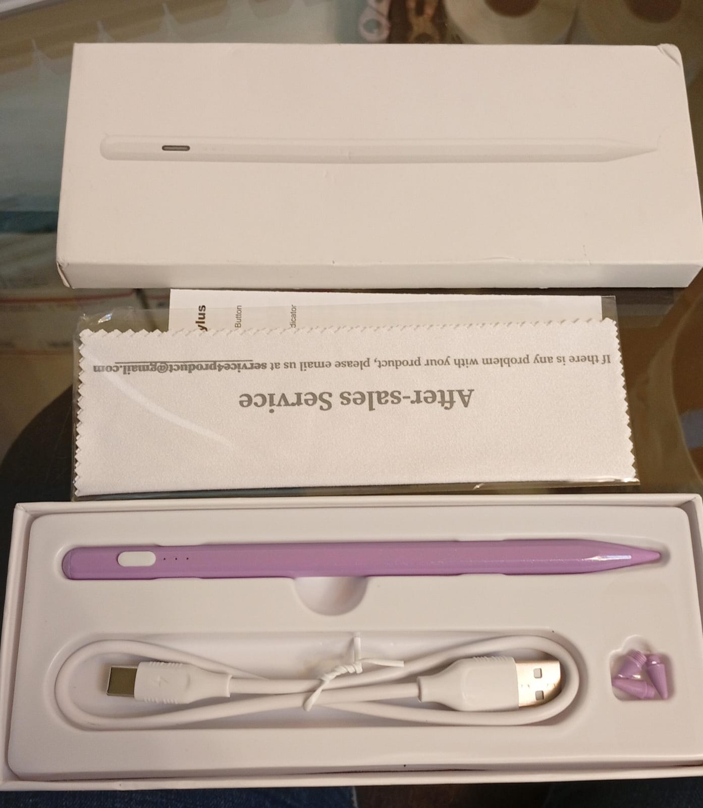 Lápiz óptico para iPad, carga rápida, compatible iPad Air, Mini, Pro.