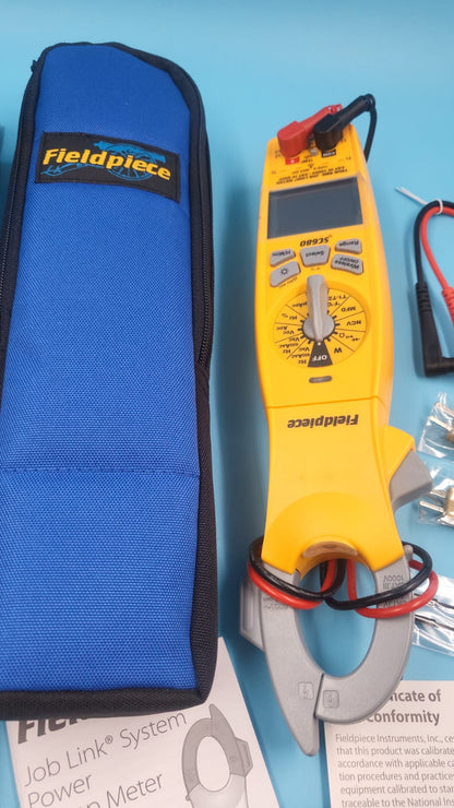 Multímetro Fieldpiece SC680 Pinza Amperimétrica AC DC