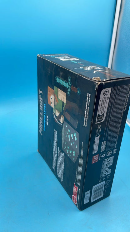 Mattel, Minecraft Diamond Figura de Acción Alex Coleccionable 5.5''.