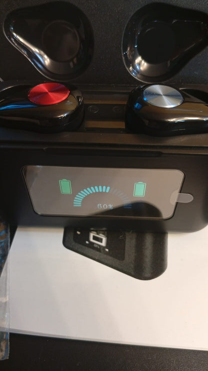 Auriculares intra-aurales inalámbricos con Bluetooth, T12.