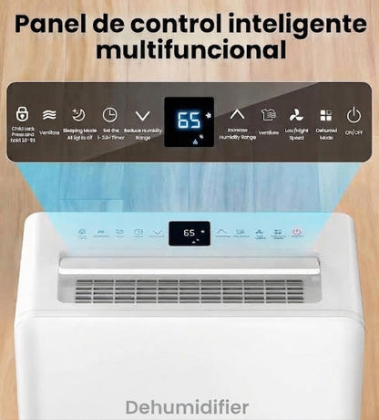 Deshumidificador V3 6.5 L 300W 45Pints Control de Humedad