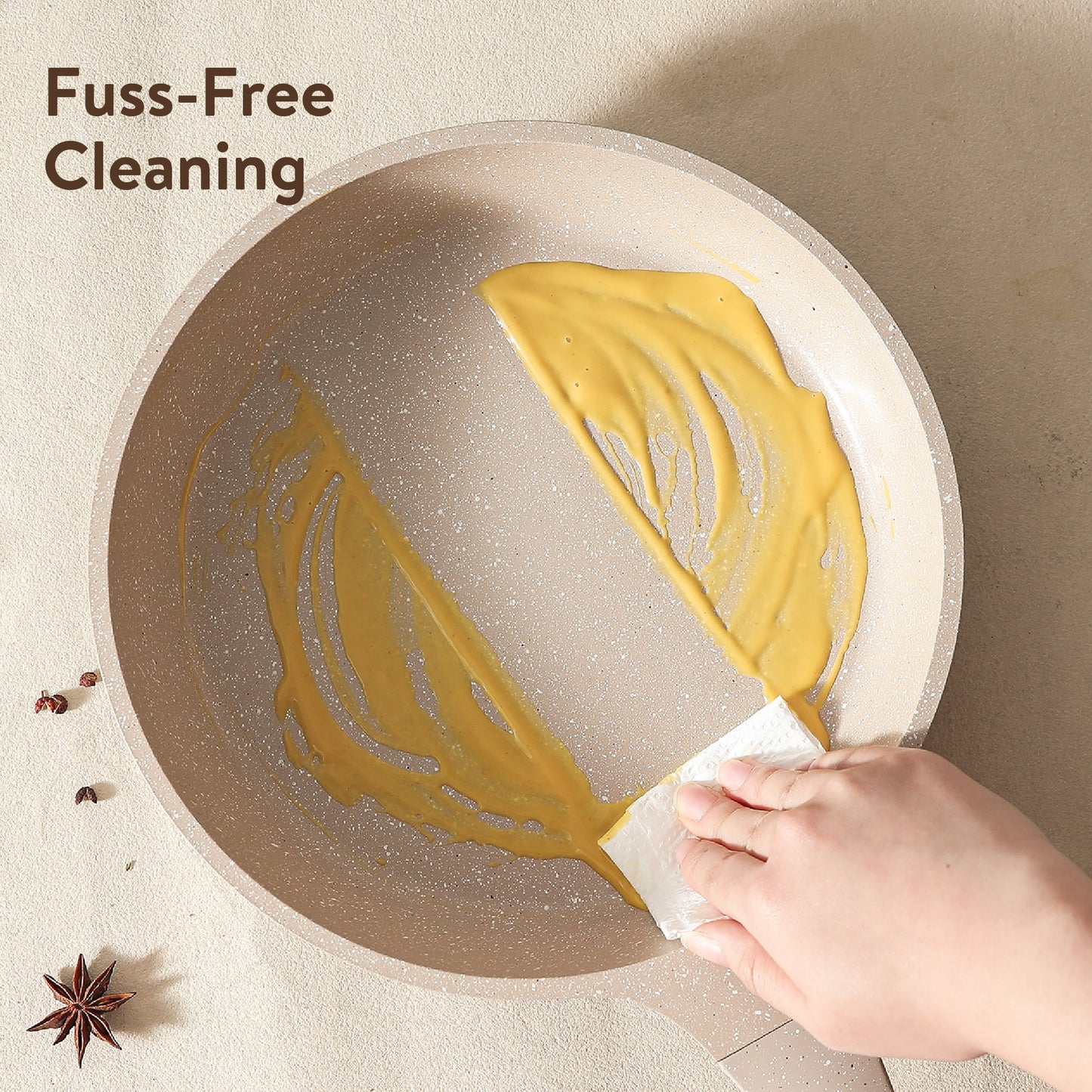 Carote Juego de Utensilios de Cocina Antiadherentes de 7 Piezas.