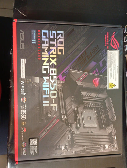 Tarjeta Madre ASUS ROG  Strix B550-F, WiFi 6E, Enchufe AM4, RGB.