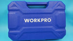 Juego de llaves de trinquete Workpro de 22 piezas, cabezal flexible de 180°.