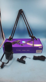 Micrófono FIFINE AM8T USB XLR RGB Con Brazo