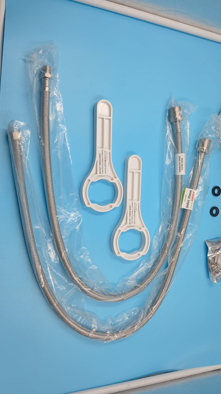 Sistema de filtro de agua, debajo del fregadero Frizzlife, 0,5 mic.