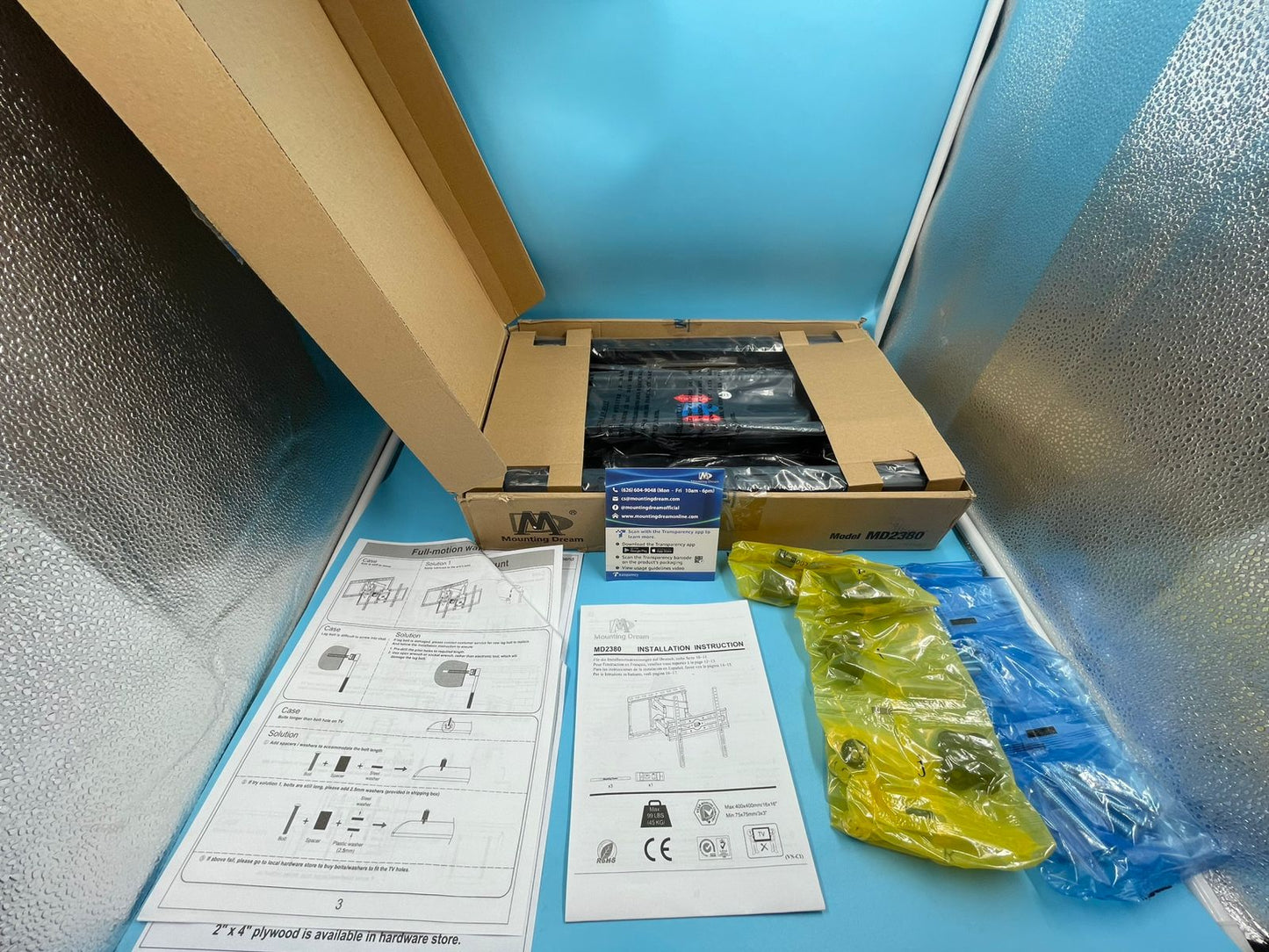 Soporte de pared para televisor,  de 32 a 55" mounting dream MD2380