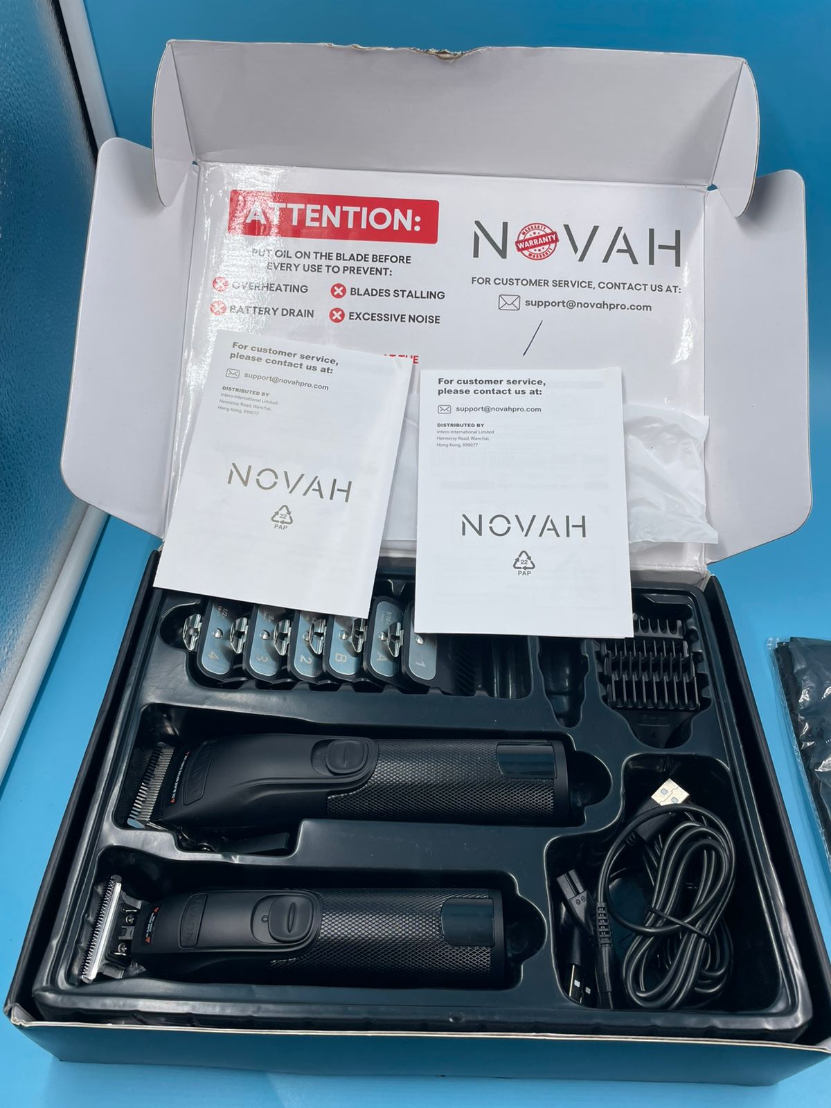 Kit de corte de pelo profesional y recortadora para hombres.(USADA)