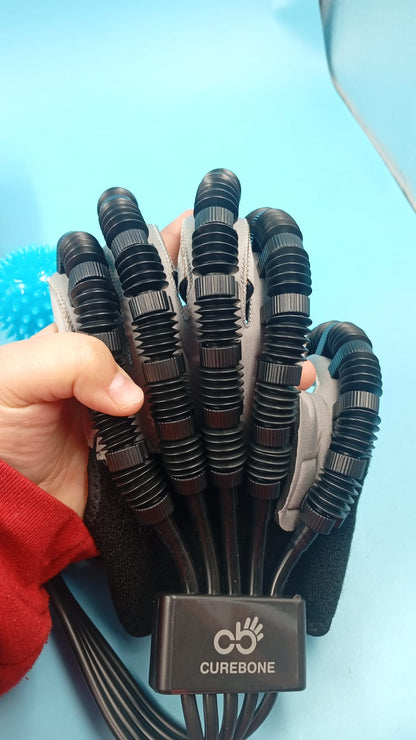Guantes robóticos de fortalecimiento de mano, Izquierdo, Recargable.