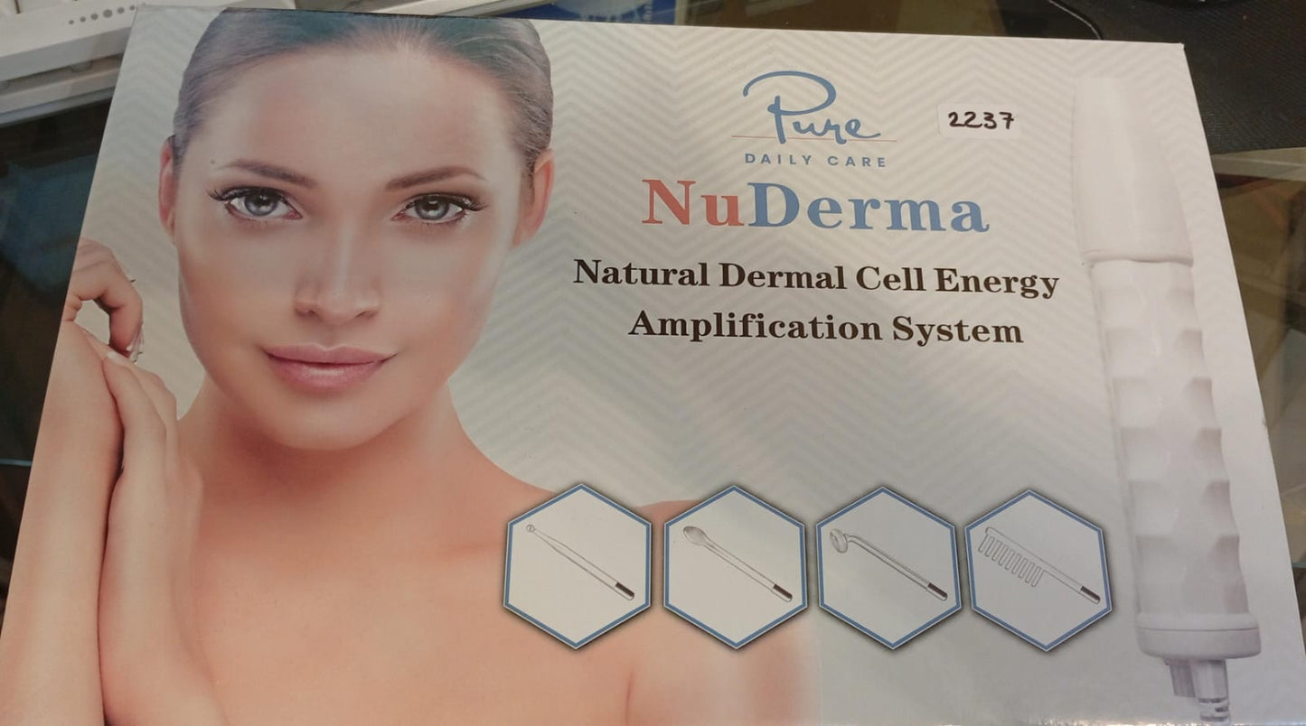 NuDerma, Máquina portátil de terapia de piel, antiarrugas, estimulador.