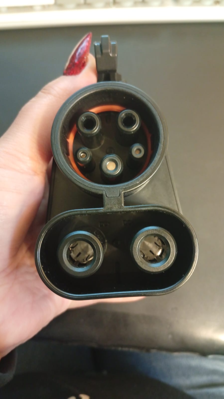 Adaptador de sobrecarga, NACS a CCS1, EV para Tesla, V3/V4 DC.