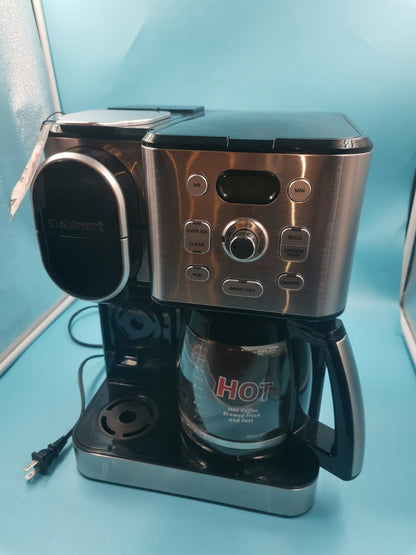 CUISINART Cafetera térmica de 10 tazas y cafetera de una sola reserva.