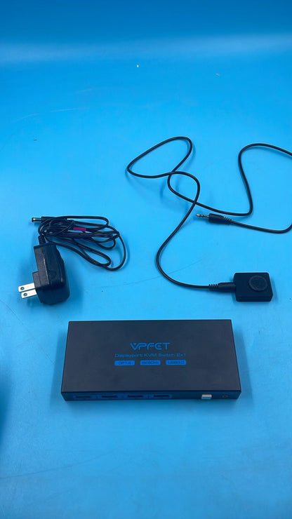 Switch KVM DisplayPort 8K DP para 2 ordenadores.