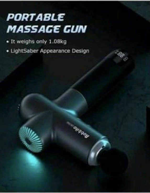 Pistola de masaje Bobbito UM-EM6 de percusión de tejido