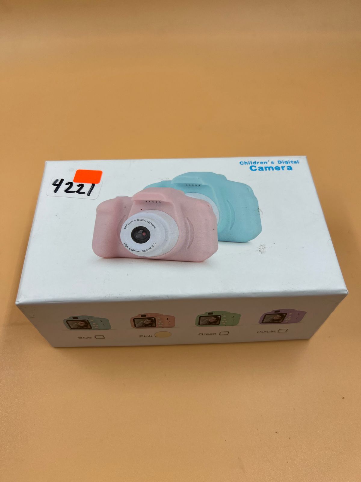 Cámara digital para niños color rosa