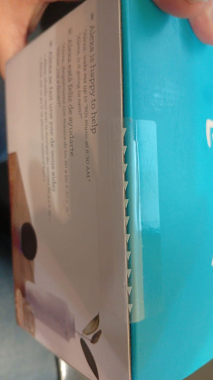 Amazon Echo Dot, bocina Alexa con sonido vibrante, ideal para hogar.