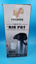 Dispensador de café con bomba de aire, para agua fría/caliente, 102 OZ