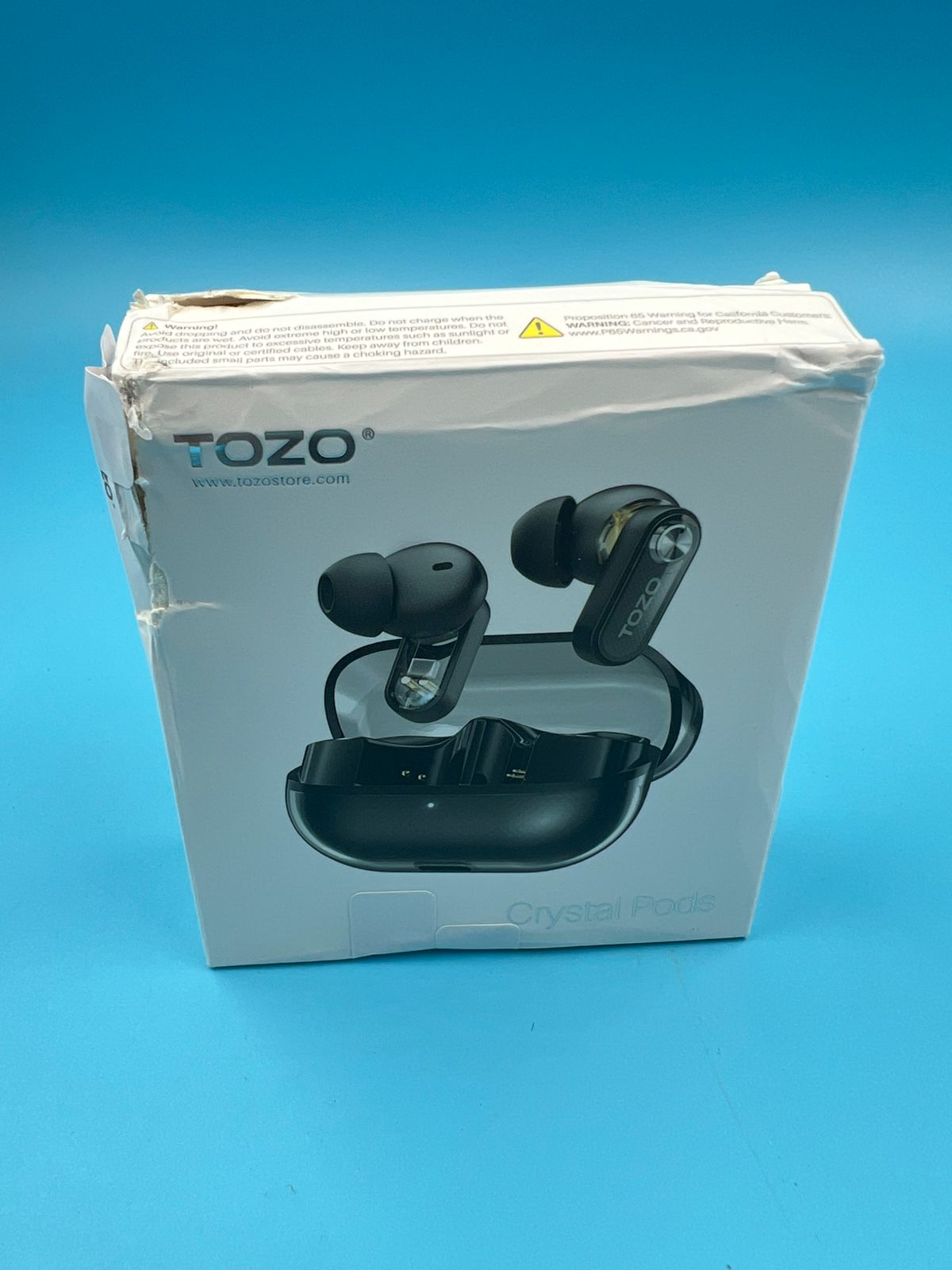 TOZO Auriculares inalámbricos cancelación Ruido caja con detalle